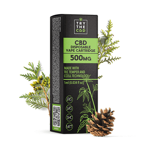 500mg OG Kush CBD Vape Cart - Pre-filled with pure CBD oil and OG Kush terps